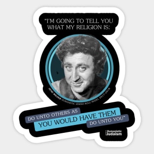 Gene Wilder - Do Unto Others Sticker